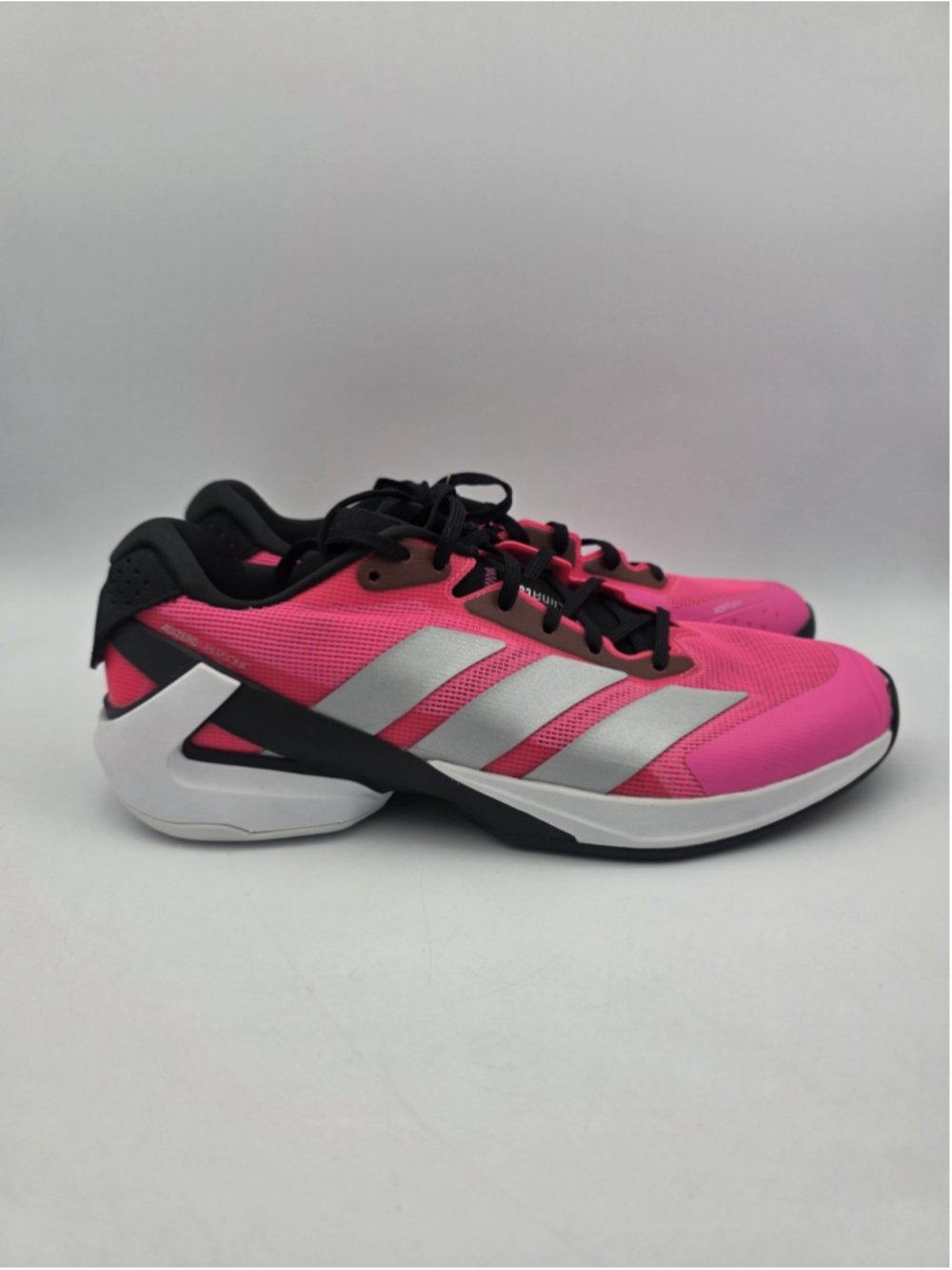 Adidas Adizero Ubersonic 5 Men's Tennis Court Shoes JQ2901 Pink/Black Size 10